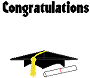 Outside Cover of printable Graduation card