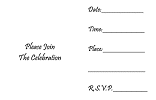 Graduation Party Invitation: Please Join The Celebration  Date: Time: Place: RSVP: