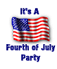 Front: It's a Fourth of July Party