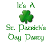 St Patricks Day Party Invitation: It's A St Patrick Day Party