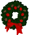 Free Christmas Wreath Clipart clipxmaswreath.gif 99x116 6kb